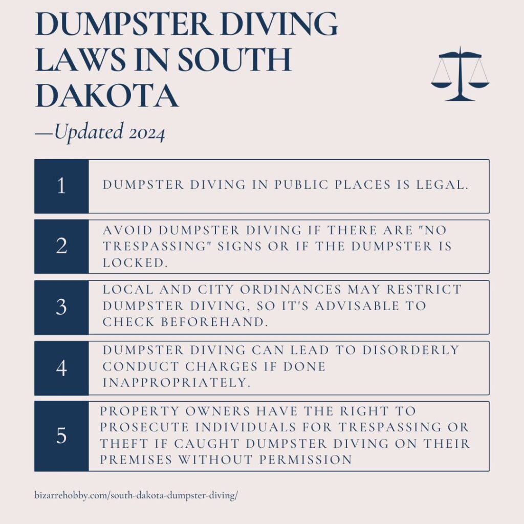 Dumpster Diving Laws in South Dakota - BizarreHobby